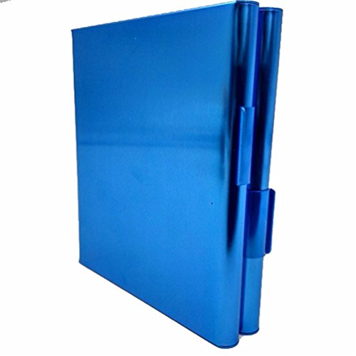 Gooday Alloy 20 Cigarettes Box Storage Case Box Tobacco Cigar Container Holder (Blue) - Thumbnail 3