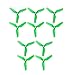 ARRIS 10PCS PC 5042 Bullnose Three Props Propeller for 210-280 RC FPV Racing Drone (5CW + 5CCW) Green
