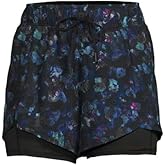 Avia Activewear Women's Running Shorts with Bike Liner (as1, Alpha, xx_l, Regular, Regular, Tropical Fade)