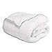 Bedsure King Comforter Duvet Insert with Corner Ties-Quilted Down Alternative Comforter Box Stitching Design White 102