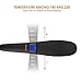 INTEY Hair Straightening Brush，Electric Straightener Hair Brush with Auto Shut Off, Anion Hair Care and Temperature Lock Function, Black