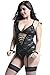 Anyou Plus Size Lingerie Sets Stretchy Lace Women Lingerie Babydoll Chemise Nightwear(L-XXXXL)