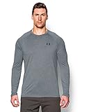 Under Armour Men's Tech Patterned Long Sleeve T-Shirt, Steel (035), Small
