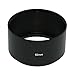 SIOTI 62mm Lens Hood, Matte Treatment Inside, Aluminum Material, Compatible with All Camera Lens S/C/N/F/O/P etc.(62mm)