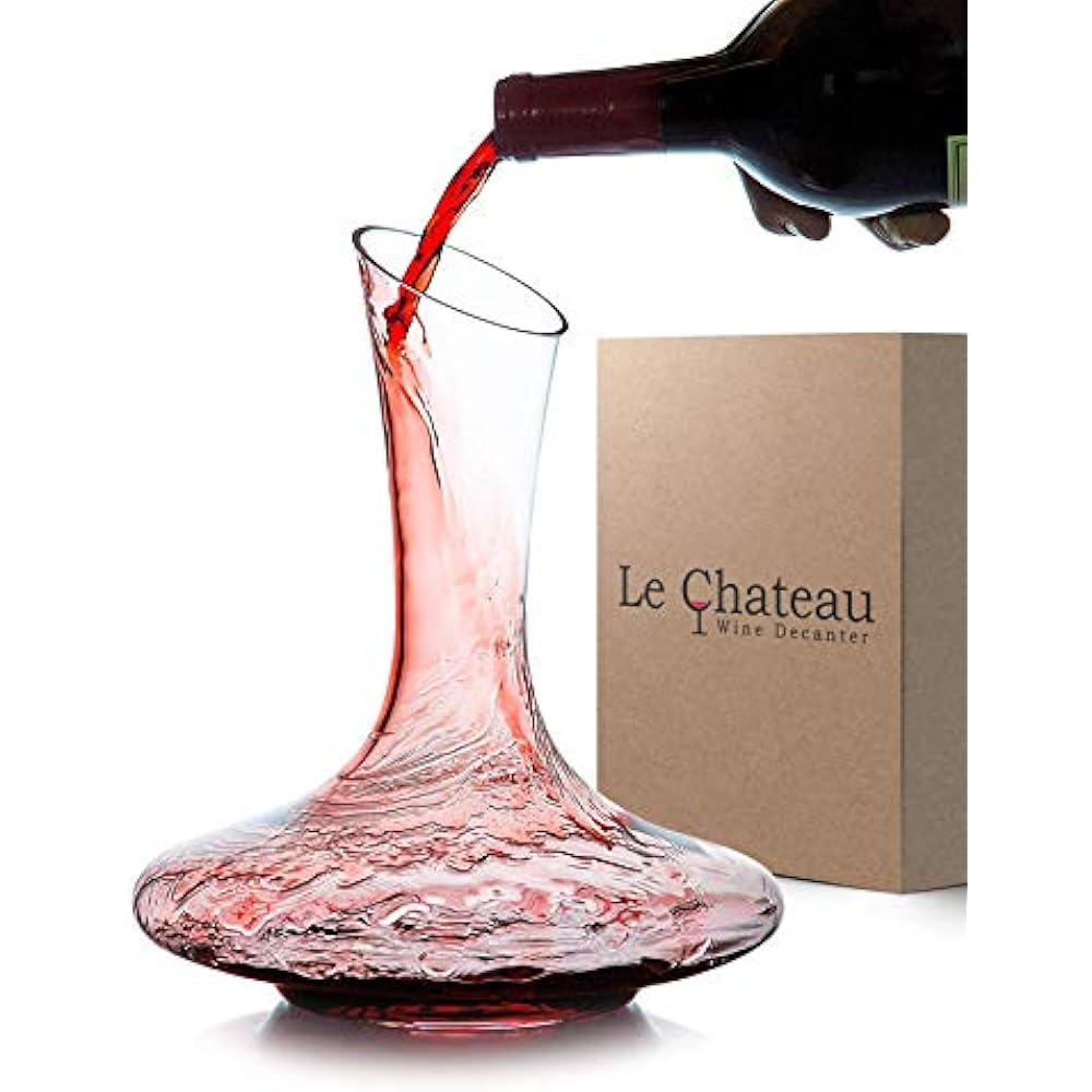 Wine Decanters Decanter 100 Hand Blown Leadfree Crystal Glass, Red