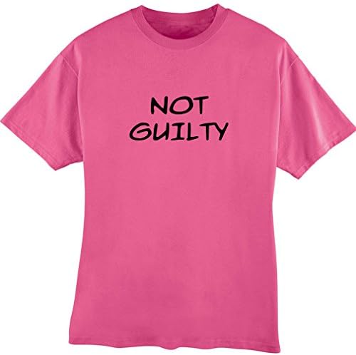 Not Guilty Adult T-shirt