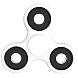 MerryXD Fidget Hand Spinner Toy Premium Bearing High Speed Perfect for ADD, ADHD, Anxiety and Autism Adult Children, White