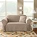 SureFit Cotton Duck Heavyweight Loveseat Slipcover, Linen