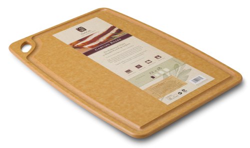 Sage S-381218 Non-Skid Carving Board, 12 by 18-Inch, Natural