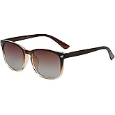 DUSHINE Polarized Sunglasses for Women Classic Retro Style UV400 Protection