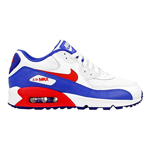 Nike Youths Air Max 90 White Multi Mesh White Multi Mesh Trainers 38.5 EU-  Buy Online in Angola at Desertcart - 42270150.