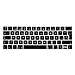 Batianda Spanish ESP Waterproof Ultrathin Silicone Keyboard Cover Skin for MacBook Pro 13 15 inch 2019 2018 2017 & 2016 with Touch Bar & Touch ID Model:A1989 A1706 / A1707 (Black)