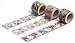 Washi Tape (Japanese Masking Tape) by MIKOKA, 1.2 Inches Wide, 16.4 Feet Long, Set of 3 - Mode