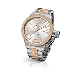 TW Steel Canteen Collection Men's Silver & Rose Gold Automatic Watch CB125