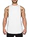 PAIZH Men's Gym Tank Tops Fitted Muscle Workout Bodybuilding Fitness T-Shirts