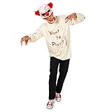 Carn-Evil Playful Clown with Mask Adult Costume