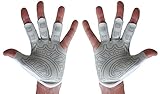 Rowing Gloves & Gym Gloves - Left Hand, Right Hand, Pair Textured Palm - Best Comfortable Scull Fingerless Gloves for Men Women