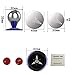 Fosman™ Universal Magnetic Car Mount Holder for iPhone Samsung Sat Nav Mini Tablets (42mm Tri Blue)