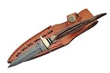 Szco Supplies Damascus Boot Knife