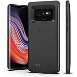 Galaxy Note 9 Battery Case, Tsmile Protective Full Edge Charger Case Rechargeable Extended Battery Pack Portable Backup Charging Case Cover for Samsung Galaxy Note 9(6.4Inch) Black