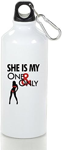 She Is My One And Only New Bicycle Water Bottle Ctivities Aluminum Climbing Travel Kettle Cups