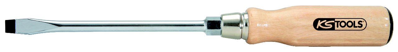 KS Tools 300.1008 ERGOTORQUE Wood screwdriver, slot, 14mm