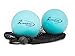 ActiveProZone Therapy Massage Ball - Instant Muscle PAIN RELIEF. Proven EFFECTIVE for Myofascial Release , Deep Tissue Pressure , Yoga & Trigger Point Treatments. SET - 2 Extra Firm Balls W/ Mesh Bag