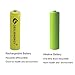 GEILIENERGY Solar Light Batteries AAA NiCd AAA 1.2V 600mAh Triple A Rechargeable Batteries for Solar Lamp Garden Lights (Pack of 8)