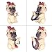 Puppy Dog Glasses Holder Stand Eyeglass Retainers Sunglasses Display Cute Animal Design Decoration (Pug)
