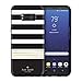 kate spade new york Protective Hardshell Case for Samsung Galaxy S8 Plus - Stripe 2 Gold Foil / Black / Cream