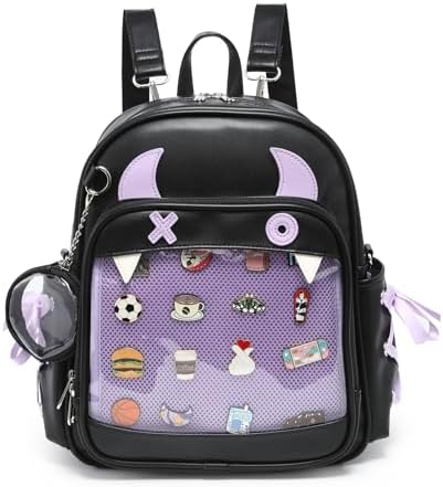 Amazon.com: CHERRY SAUCE Ita Bag Backpack (CS2159-Purple紫 