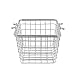 Spectrum Wire Baskets for Organizing, Small - Sturdy Steel Metal Basket Storage Organizer Bin with Handle - Open Wire Storage Baskets for Kitchen Pantry, Cabinets, Closet & Garage Shelves