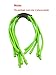 Everydlife Stainless Adjustable Hunting Slingshot 6-String Rubber Bands, 2 Pieces Rubber Bands for Professional Outdoor Slingshot