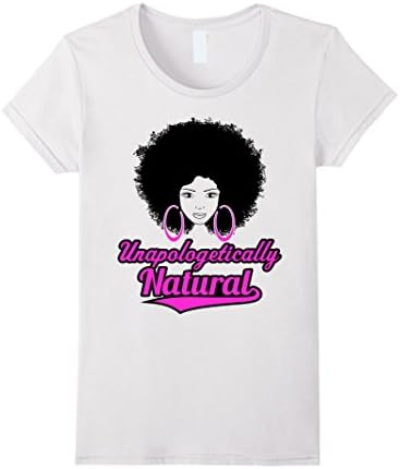 Womens Unapologetically Natural T-Shirt Small White