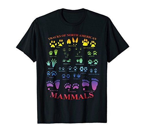 Tracks of North American Mammals Tshirt
