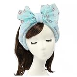 Shintop Women Fashion Lovely Soft Carol Fleece Bowknot Bow Makeup Cosmetic Shower Elastic Hair Band Hairlace Headband