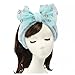 Shintop Women Fashion Lovely Soft Carol Fleece Bowknot Bow Makeup Cosmetic Shower Elastic Hair Band Hairlace Headband