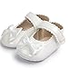 Binmer(TM) Baby Girl Bowknot Leater Shoes Sneaker Anti-slip Soft Sole Toddlerr (0-6M, White)