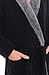 Del Rossa Men's Fleece Robe, Contrast Shawl Collar Bathrobe