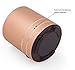 Portable Wireless Bluetooth Speaker for iPhone, Smartphones and Tablets: KOSTA Gold with Enhanced Bass, Easy in use Mini iPhone Speakers, Speaker for iPad, Android Smartphones, Tablets and PC