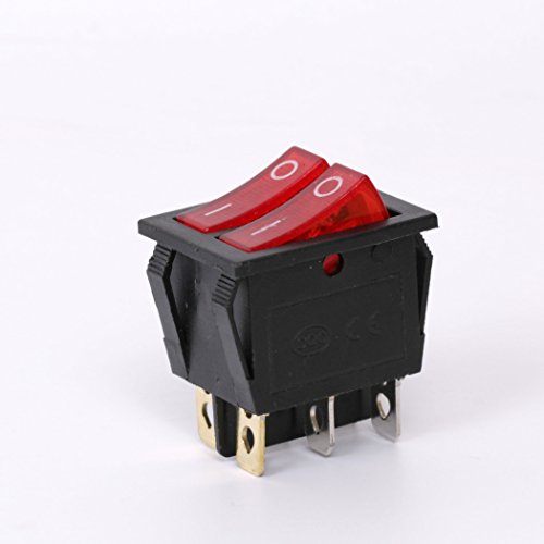 Ginsco 12V Cigarette Lighter Dual Socket USB Adapter Charger Digital Voltmeter for Car Boat Marine Motorcycle Scooter RV DIY Kit