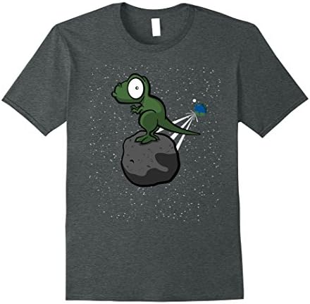 Mens Dino-Soar - Dinosaur meets comet 3XL Dark Heather