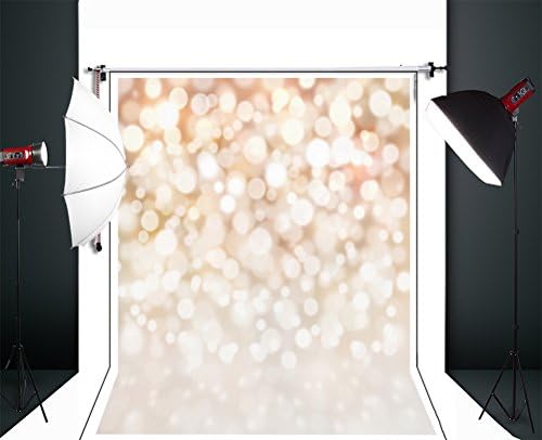 Vansens 5x7FT Bokeh Starlight Twinkle Thin Vinyl Photography Backdrops Indoor Studio Computer-printed Seamless Background Photo Props