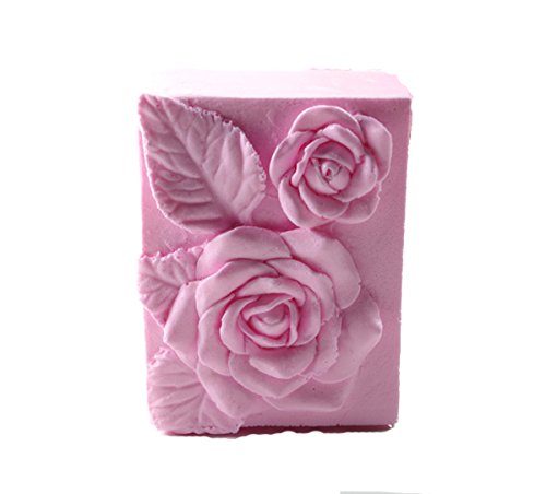 Longzang S442 Flower Rose Silicone Soap Mold Art Craft