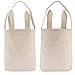 Easter Bunny Bag for Egg Hunts. Easter Basket Tote Handbag, Dual Layer Bunny Ears Design with Jute Cloth Material, Excellent for Carrying Eggs Gifts to Easter Party, Event. 10