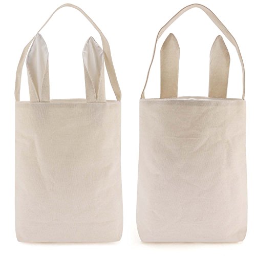 image for TONOS Easter Baskets For Girls Boys Easter Egg Hunts Party Bag For Kid