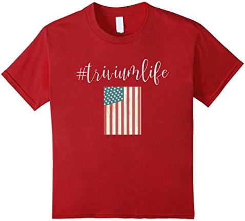 Kids Trivium Life #triviumlife Homeschool T-Shirt 8 Cranberry
