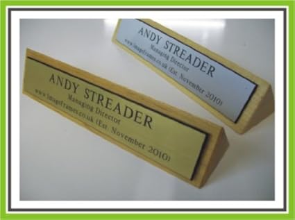 Engraving World Plaque De Bureau En Bois De Chene Clair Grave Amazon Fr Jardin