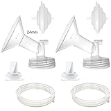 Nenesupply Pump Parts Compatible w Spectra S2 Spectra S1 Pumps Not Original Spectra S2 Accessories Spectra S1 Accessories Not Original Spectra Pump Parts Flange 24mm Duckbill Valves Backflow Protector