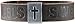 Jesus Saves Metal Cutout Cross Kerusso Brown Leather Bracelet